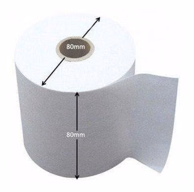 20 Rollos Papel Térmico De 80mm X 80 Mm Boleta