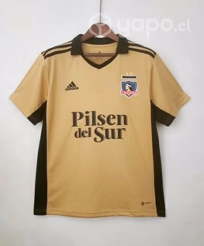 Nueva Camiseta Colo Colo 2023 dorada oro oficial