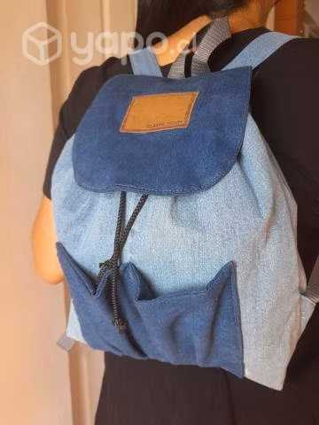 Mochilas de jeans, modelos exclusivos emprendedora