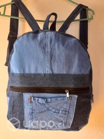 Mochilas de jeans, modelos exclusivos emprendedora
