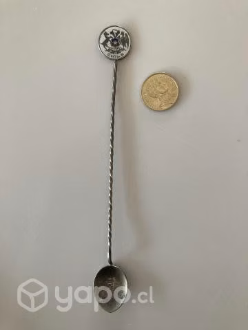 Antigüedad cuchara de Plata , chile . - Imagen 2