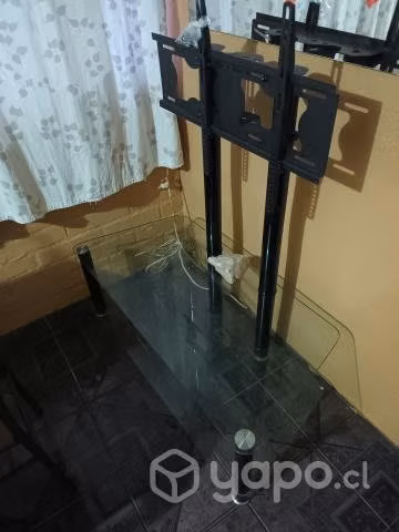 Rack de vidrio para TV