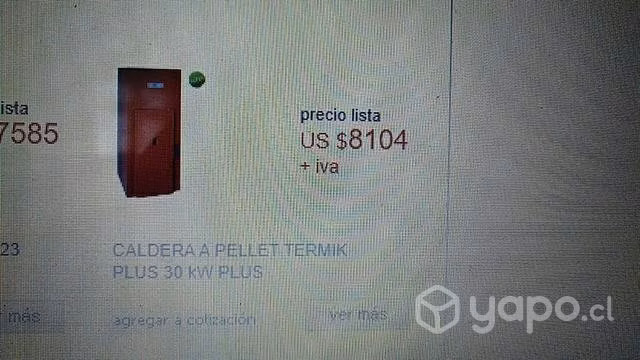 Caldera a Pellet