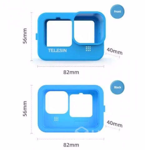 Funda protectora de silicona con correa para GoPro