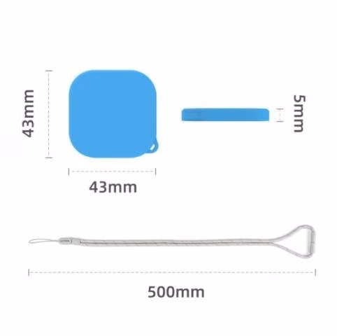 Funda protectora de silicona con correa para GoPro