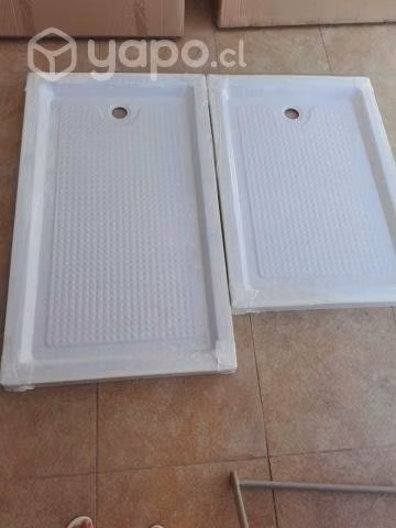 Receptáculos acrílicos de duchas