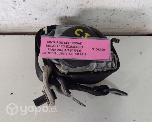 Cinturón Seguridad Delantero Izq Para Airbag Jumpy