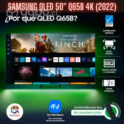 Samsung QLED 50” Q65B 4K UHD NUEVO (2022)
