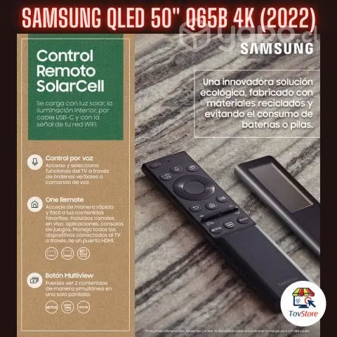 Samsung QLED 50” Q65B 4K UHD NUEVO (2022)