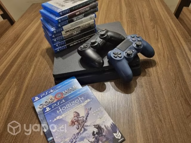 PS4 500GB + juegos + 2 Joystick