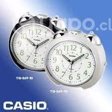 Reloj despertador casio tq369 campanills nuevo