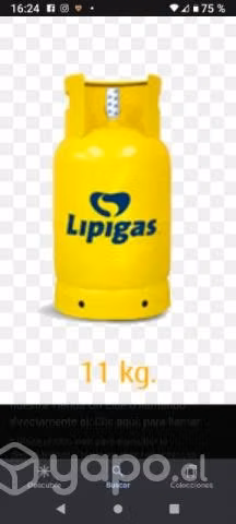 Cilindro de gas de 11 kilos