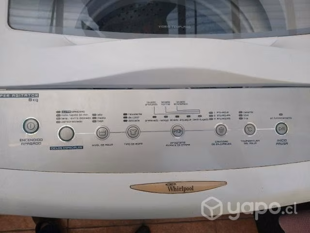 Lavadora whirlpool impecable