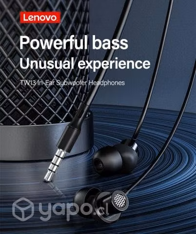 Audífonos Con Cable Lenovo Originales Para Celular
