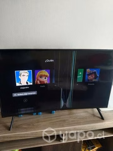 TV Samsung 49 pulgadas pantalla rota