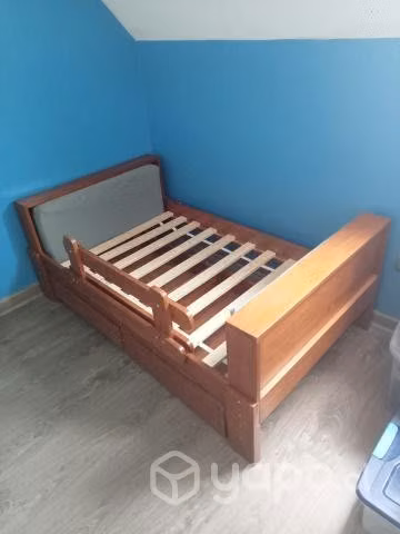 Cama de transición marca growme de madera