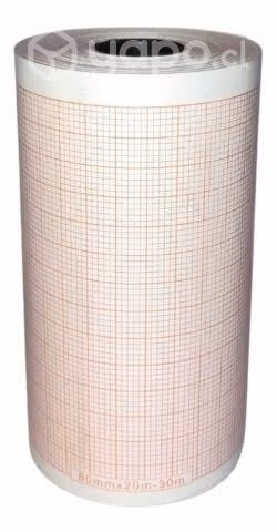 Rollo papel ecg 80x20 mts