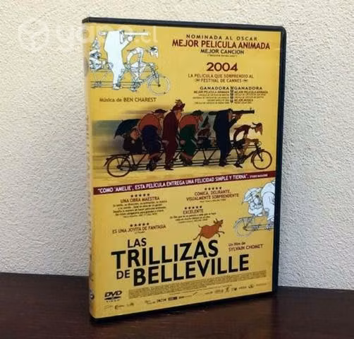 Las trillizas de Belleville. Silvayn Chomet. DVD