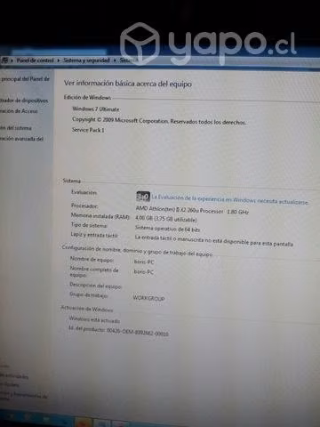 Computador AIO hp
