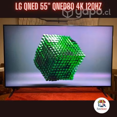 Lg 55" qned80 4k especial gaming nuevo (2022)
