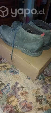 Botines Cardinale Cuero Azul N42.5