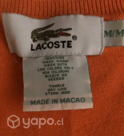 Chaleco naranja Lacoste - Imagen 3