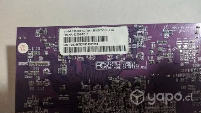 Tarjeta Video NVidia GeForce FX5200 - Imagen 3