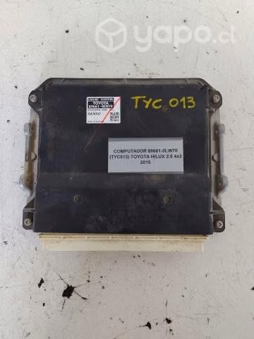 Computador 89661-0LW70 (TYC013) Toyota Hilux 2.5 4