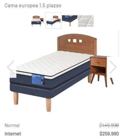cama de 1.5 plaza - Imagen 2