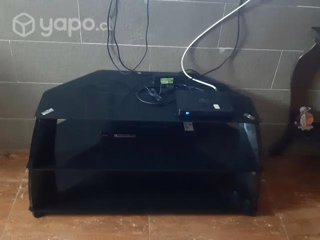 Rack de tv de vidrio