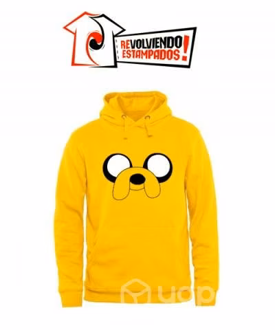 Poleron Estampado Amarillo Jake (hora De Aventura)