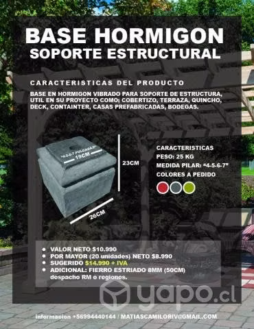 Base hormigon