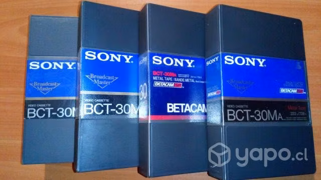 Cintas de video betacam sp sony y maxell 30 min