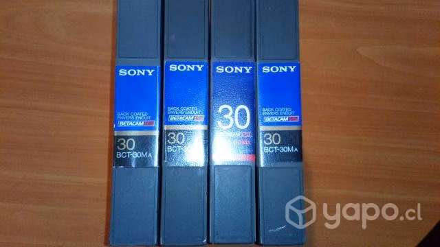 Cintas de video betacam sp sony y maxell 30 min