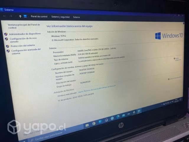 Laptop HP ProBook i5 - Imagen 3