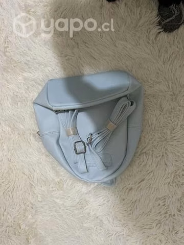 Mochila celeste NUEVA - Imagen 2