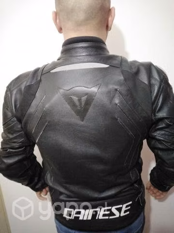 Chaqueta cuero motociclista - Imagen 2