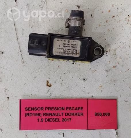 Sensor Presion Escape (RD198) Renault Dokker 1.5