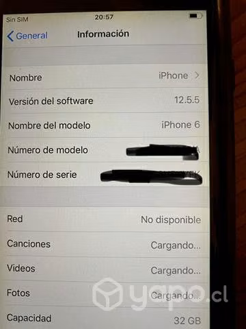Iphone 6 80% de bateria