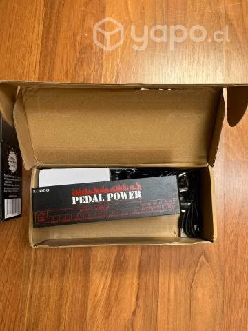 Fuente de poder pedal power 8 entradas 9V