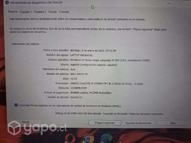 [Portátil- Nitro5]