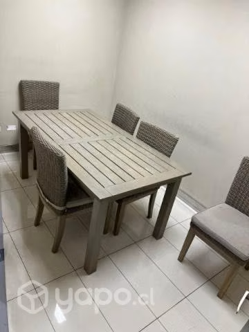 Vendo juego de comer 5 sillas