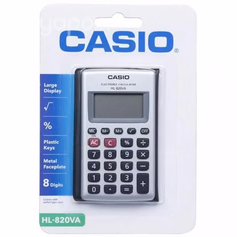 Calculadora casio hl820va de bolsillo nuevas - Imagen 2