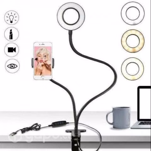 Aro De Luz Led Kit 3 En 1 Fotografía Led Selfie Ti