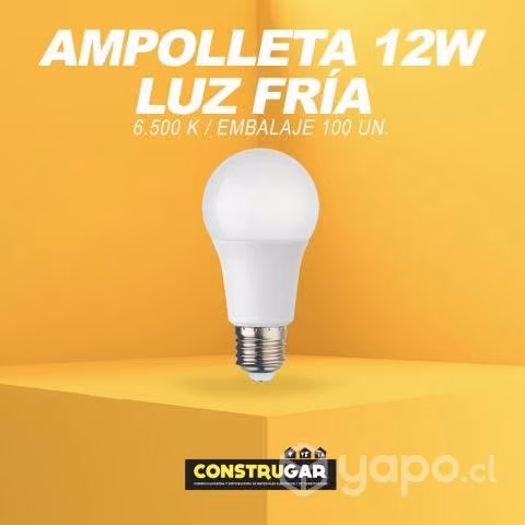Ampolleta led e27 luz fria marca want - Imagen 3