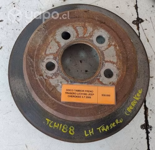 Disco Tambor Freno Trasero (JCH188) Jeep Cherokee