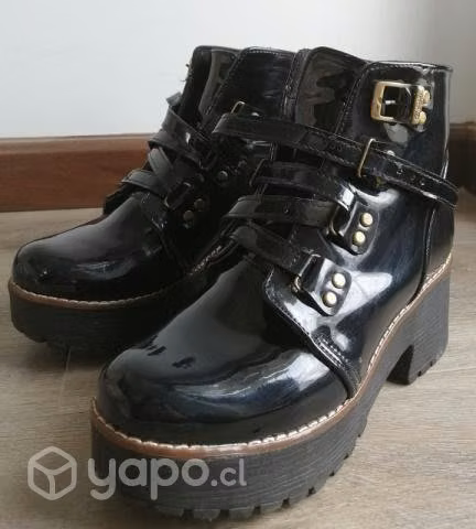Botin negro charol talla 37 - ByEscobar - Imagen 3