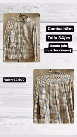 Ropa en buen estado