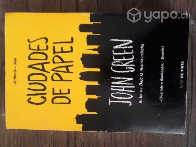 Libro Ciudades de papel John Green