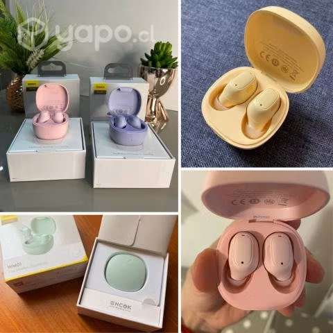 Audífonos Bluetooth Colores Larga duración batería